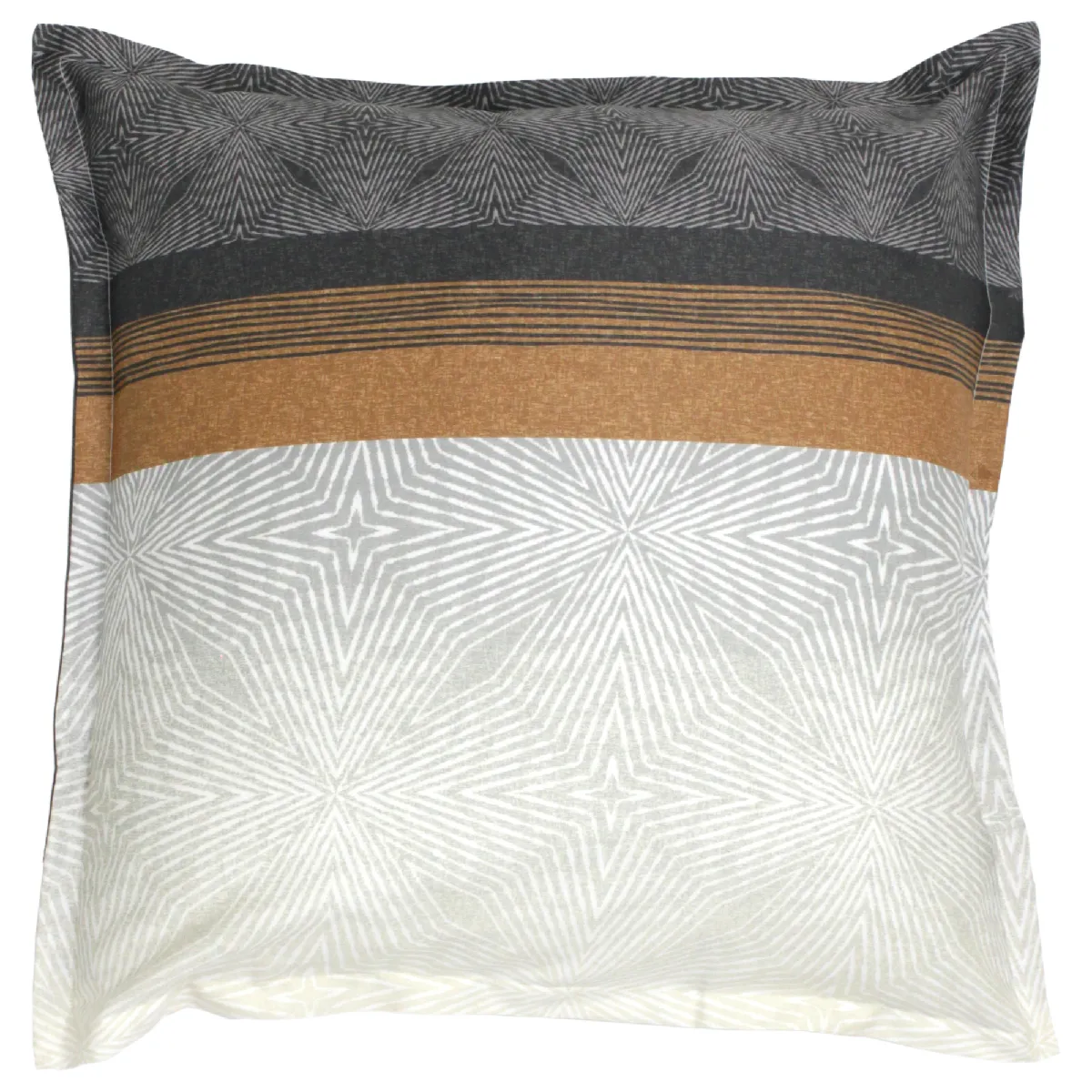 Taie D'oreiller 65x65 Cm Satin De Coton Tiago Noir