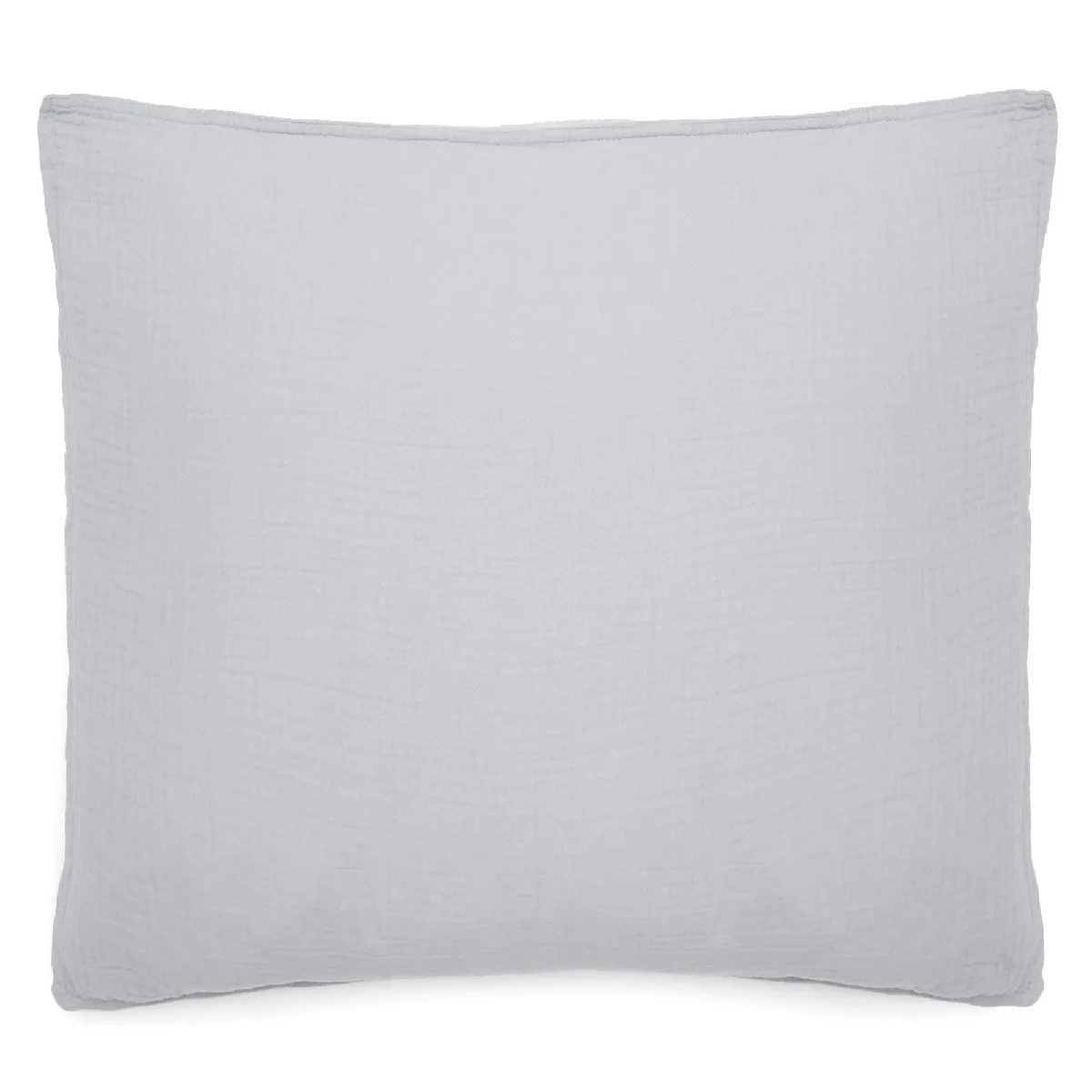 Taie D'oreiller 65x65 Cm Mousseline De Coton Milos Blanc Neige