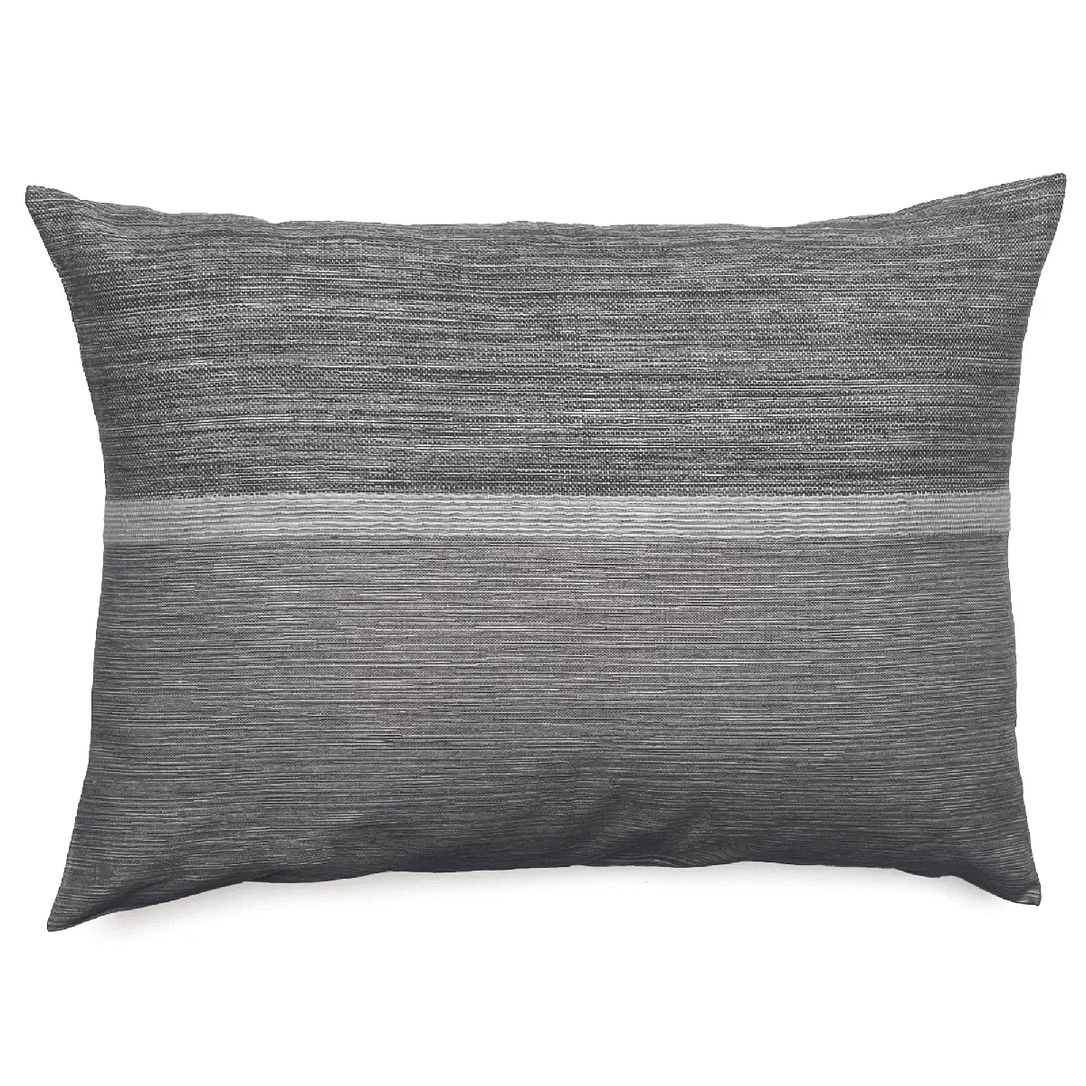 Housse De Coussin Zagora Pur Coton 250 G/m² 50x70 Cm Noir Granit