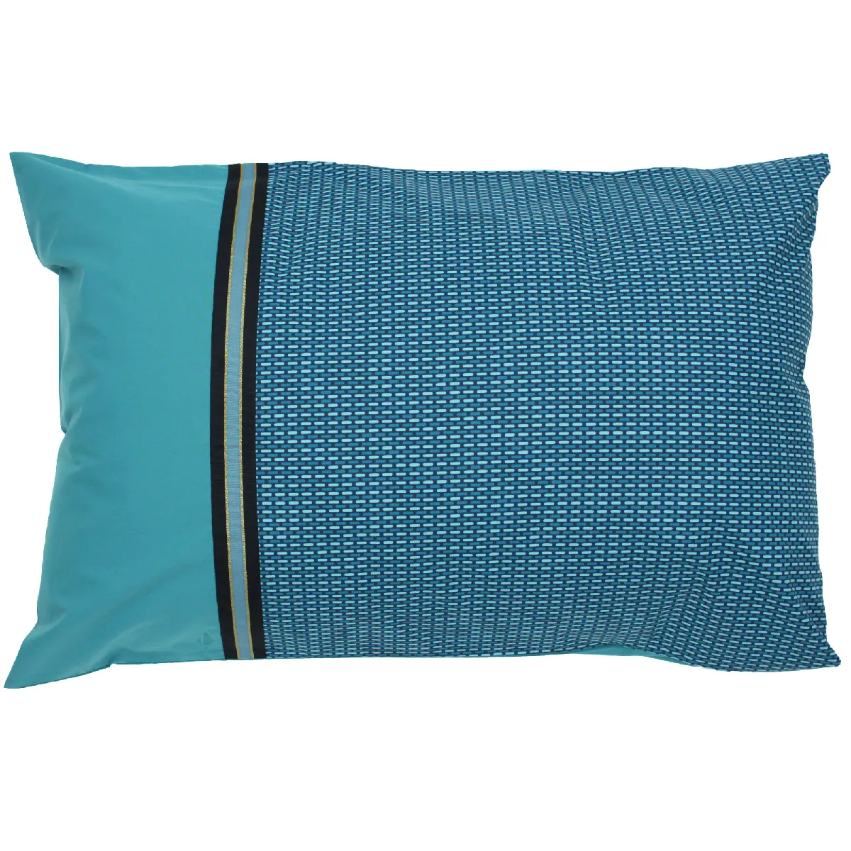 Taie D'oreiller 70x50 Cm Percale De Coton Gustav Vert Emeraude