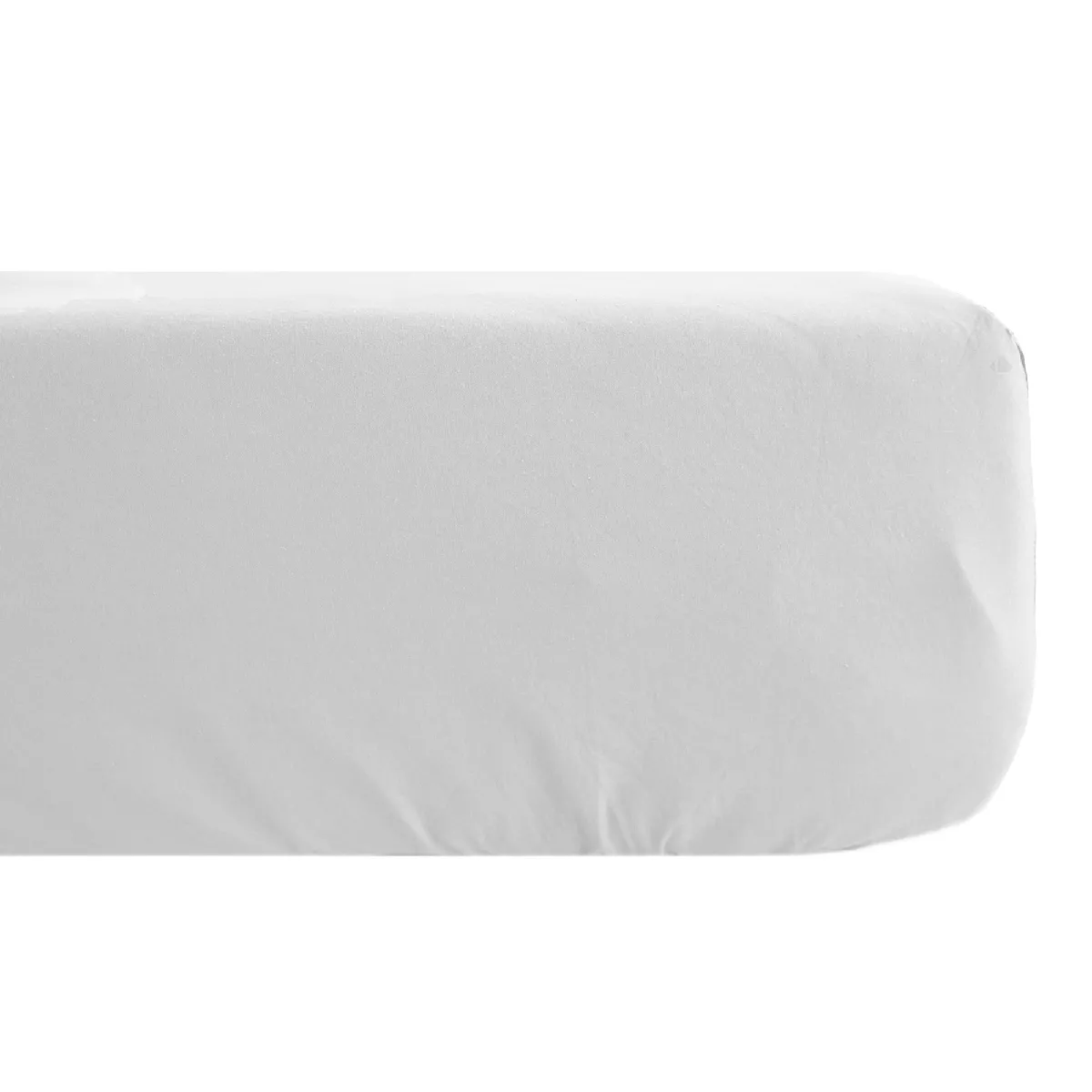 Drap Housse 180x200 Cm Mousseline De Coton Opera Blanc Neige