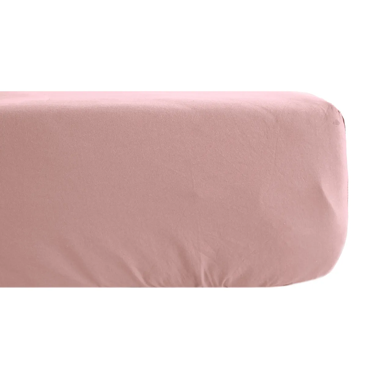 Drap Housse Lin Et Coton 180x200 Cm Mousseline De Coton Opera Rose
