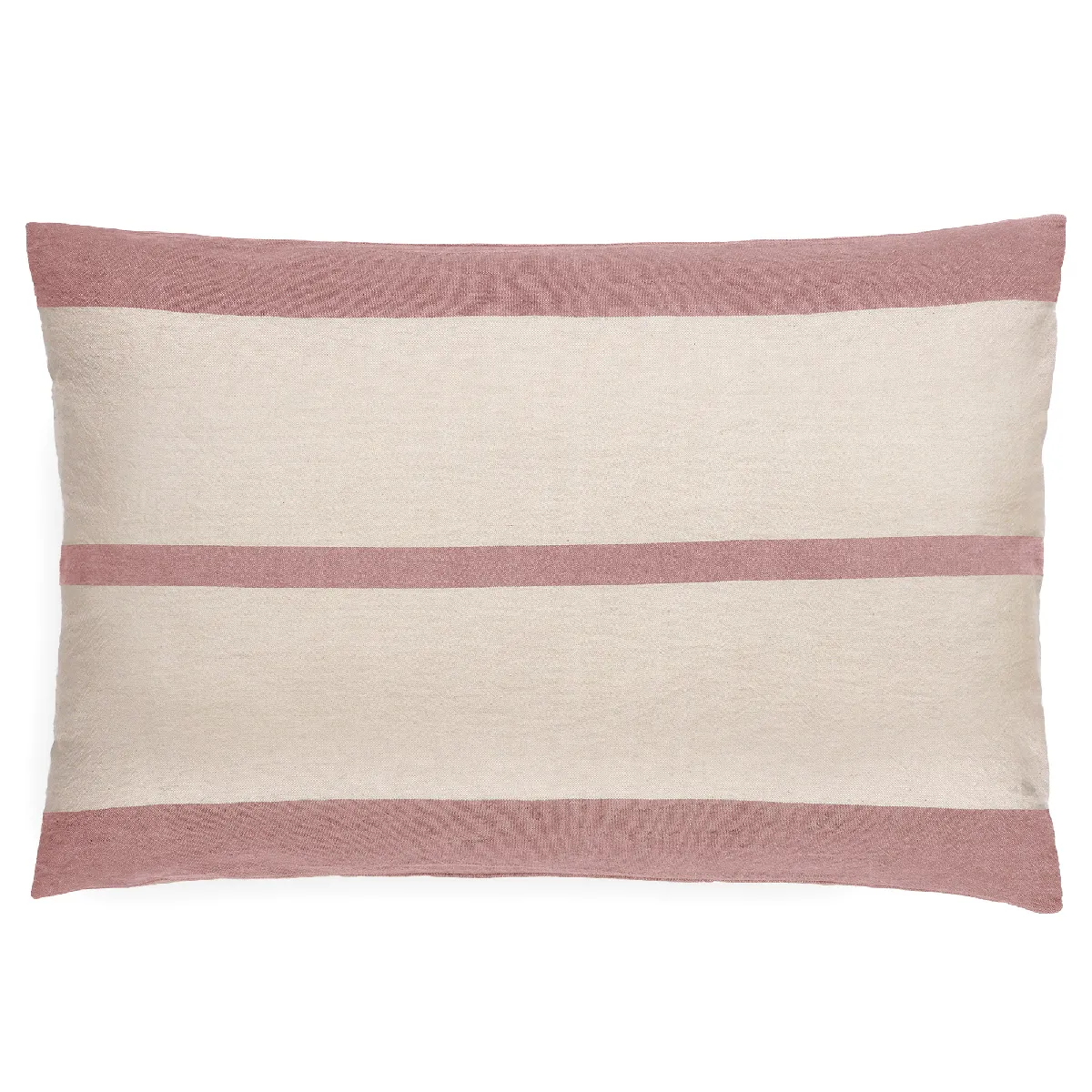 Housse De Coussin En Coton Fil Teint 55x80 Cm Cm Collection Janis Rose
