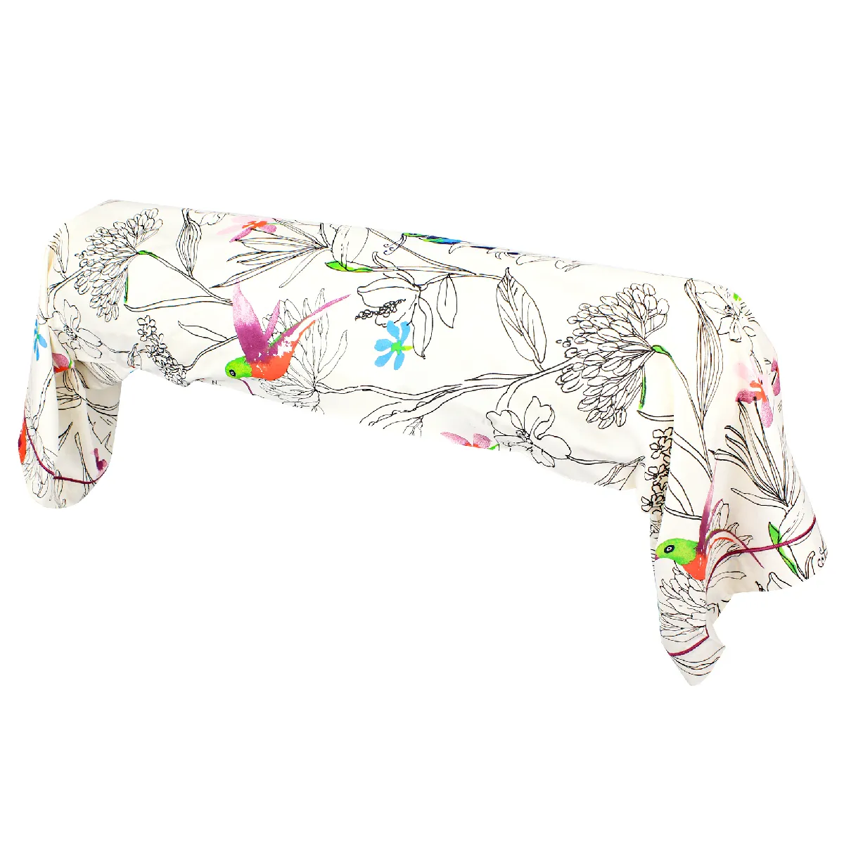 Taie De Traversin 140x43 Cm Coton Amazonia Ecru