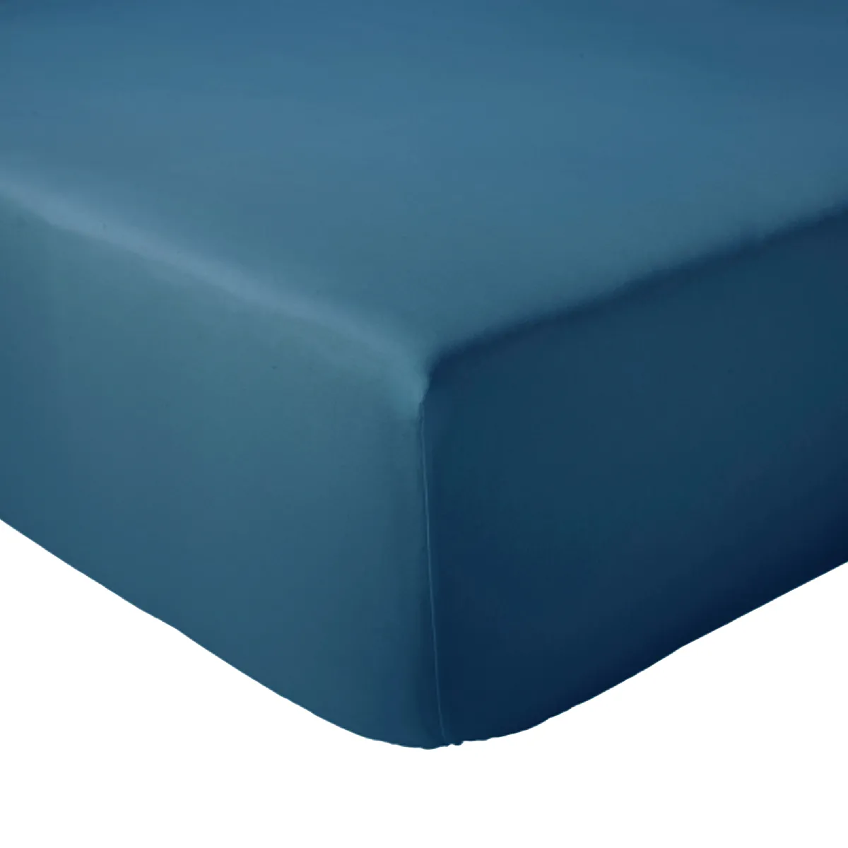 Drap Housse 90x190 Cm Bonnet 30 Cm Percale De Coton Passion Percale Bleu Cobalt