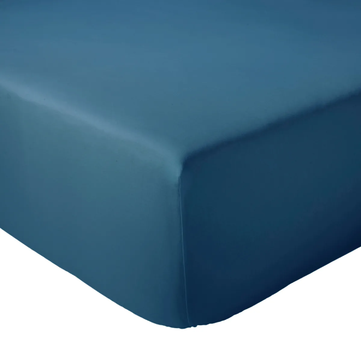 Drap Housse 180x200 Cm Bonnet 30 Cm Percale De Coton Passion Percale Bleu Cobalt