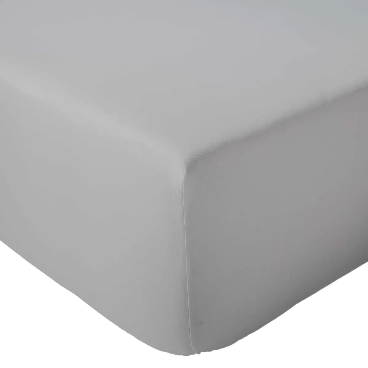 Drap Housse 180x200 Cm Bonnet 40 Cm Percale De Coton Passion Percale Gris Nuage