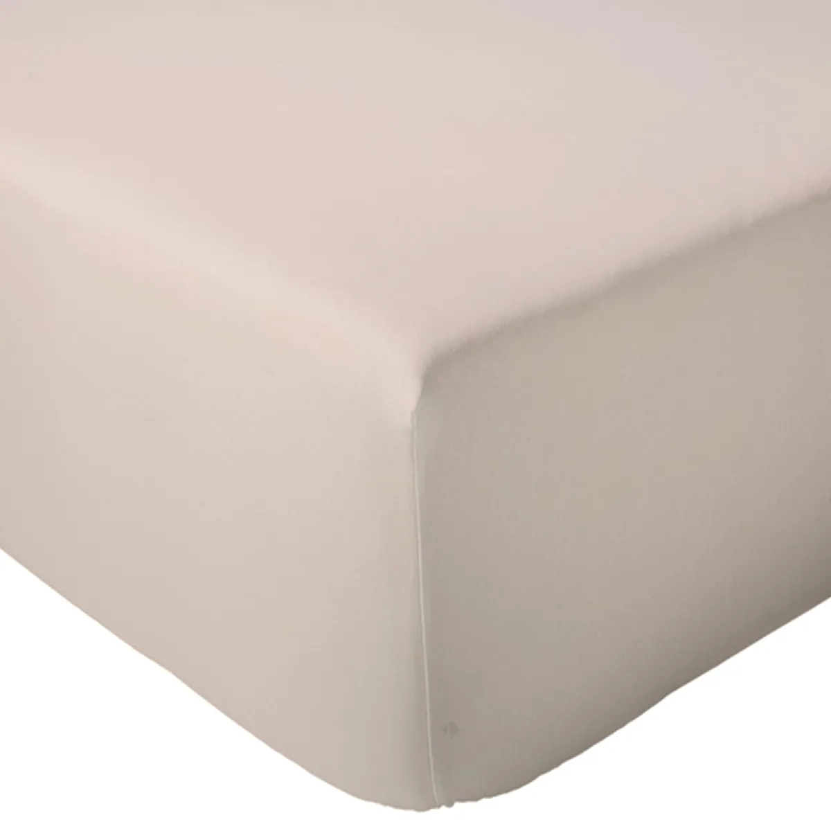 Drap Housse 180x200 Cm Bonnet 40 Cm Percale De Coton Passion Percale Beige Lin