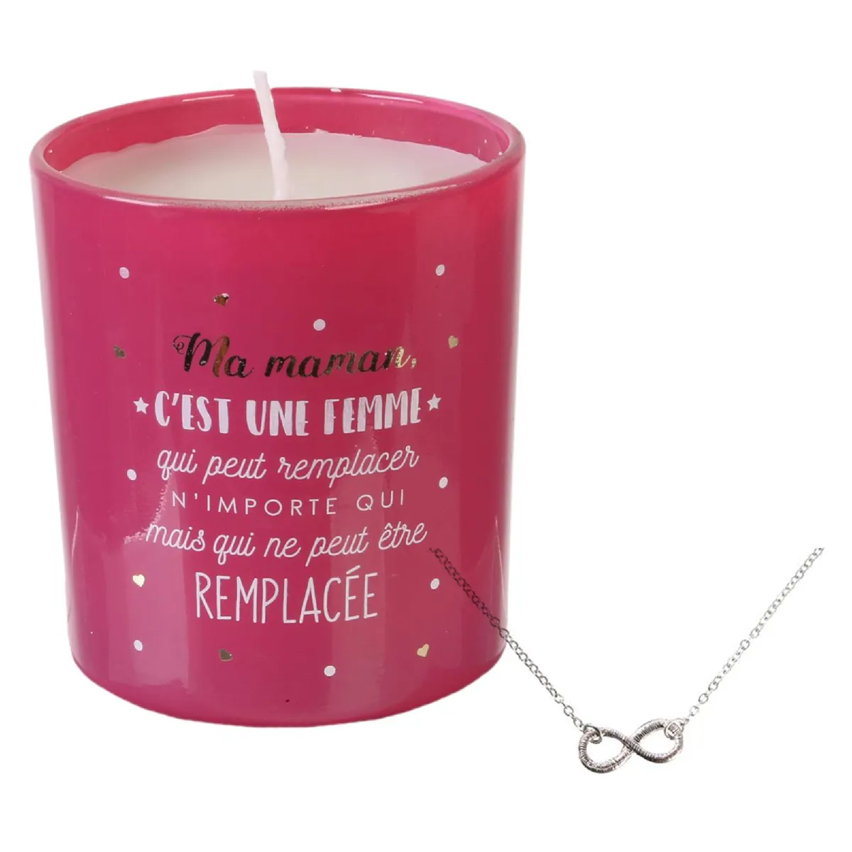 Bougie Parfumée Fleurs De Printemps Marbella Rouge + Bracelet Surprise