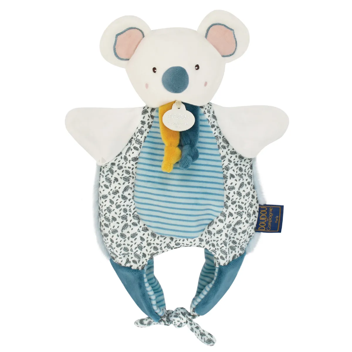 Doudou Amusette 30 Cm Polyester Collection Les Petits Futés Koala Bleu