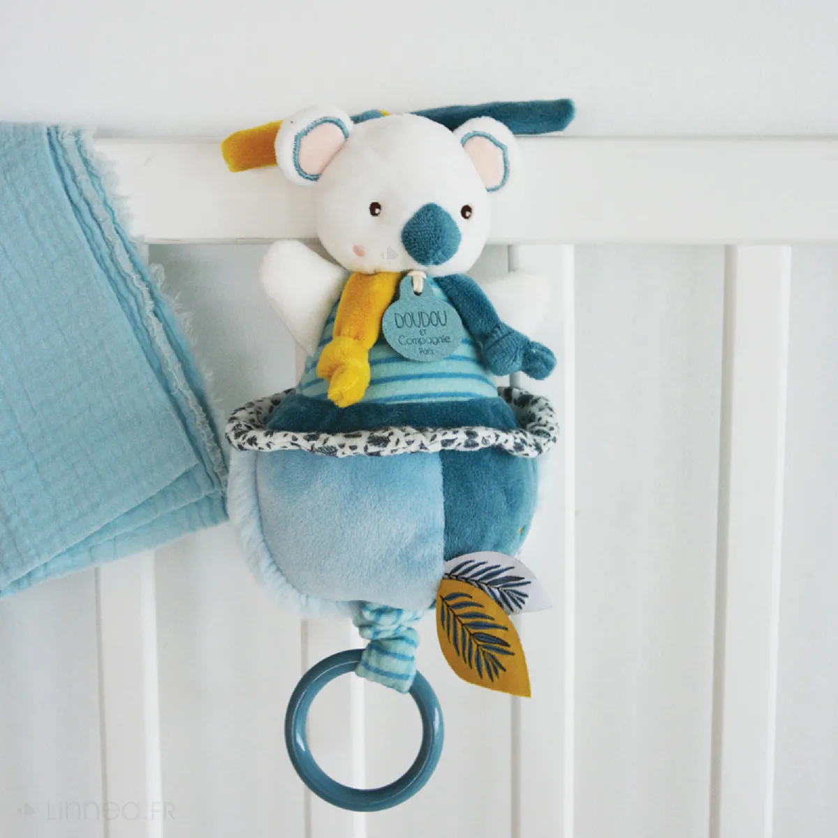 Doudou Boîte À Musique Koala 20 Cm Collection Yoca Le Koala Bleu