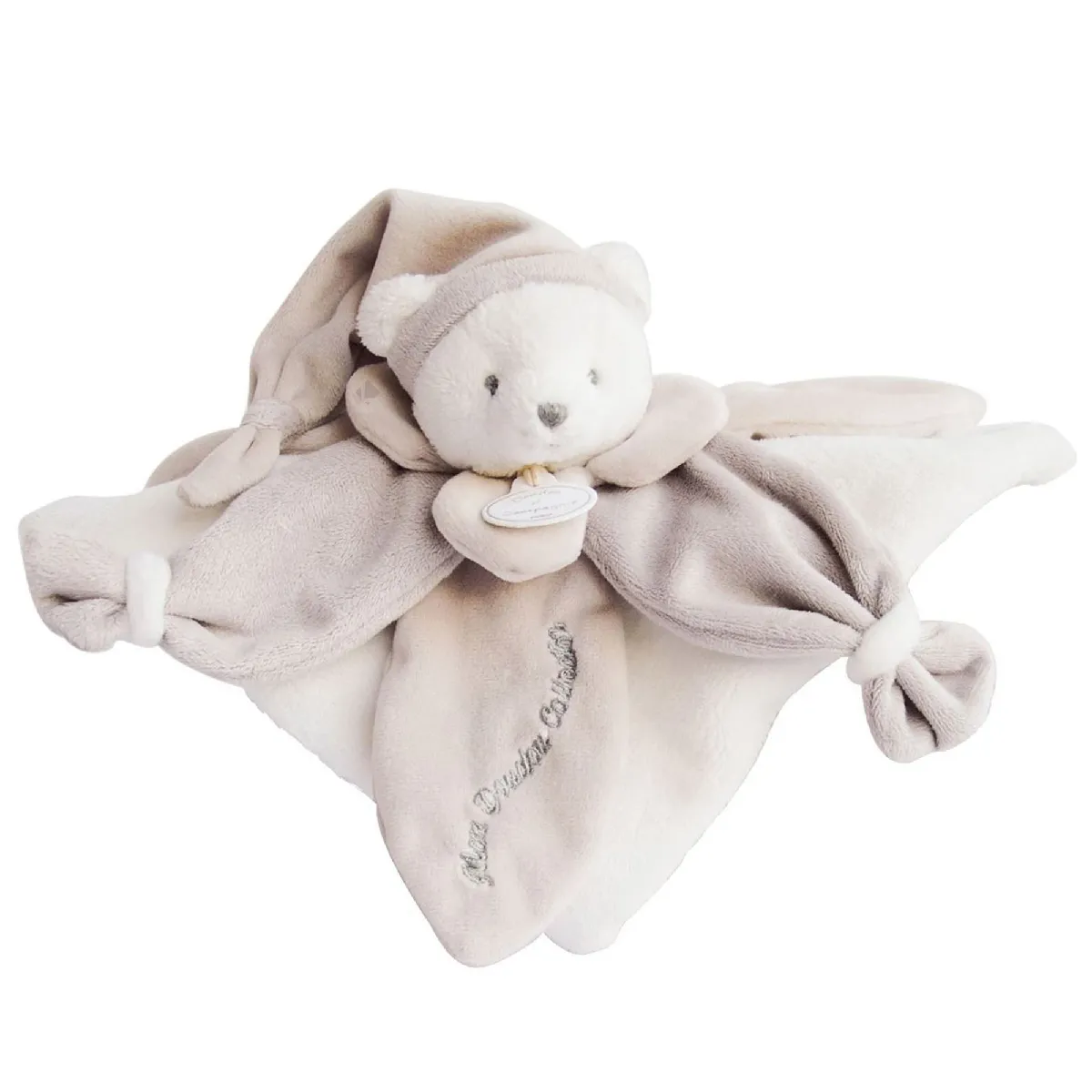 Doudou Ours 24 Cm 100 % Polyester Collection Collector Taupe