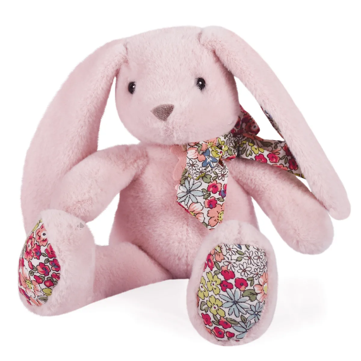 Peluche 25 Cm Polyester Collection Copains Calins Lapin Rose