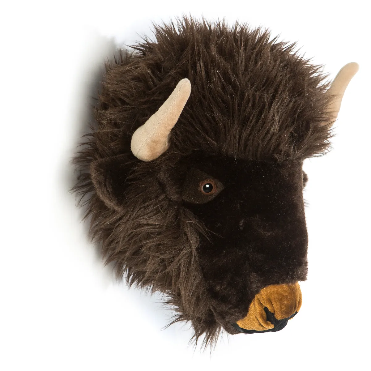Peluche Trophée Buffle Alex Collection Savane