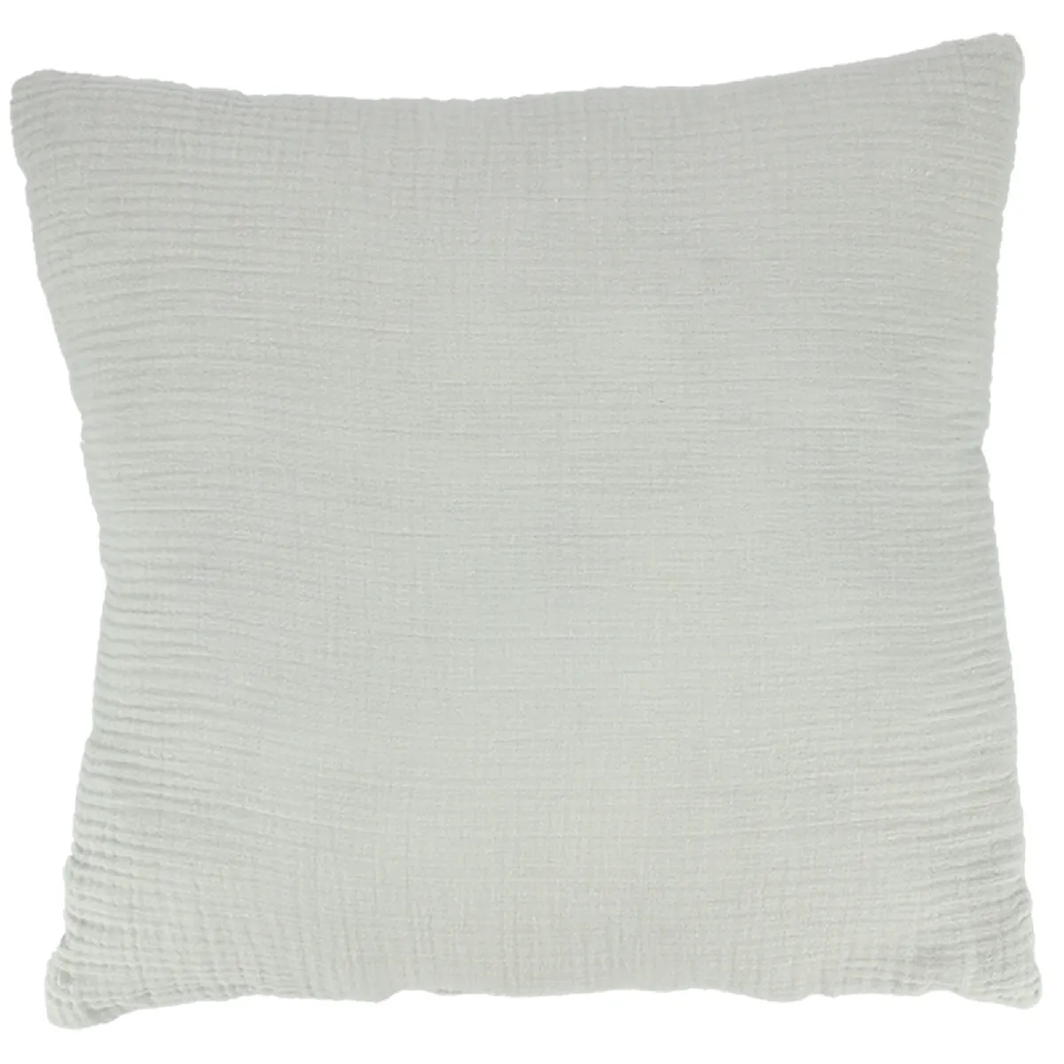 Coussin 40x40 Cm Double Gaze De Coton Et Sherpa Gaze & Sherpa Gris