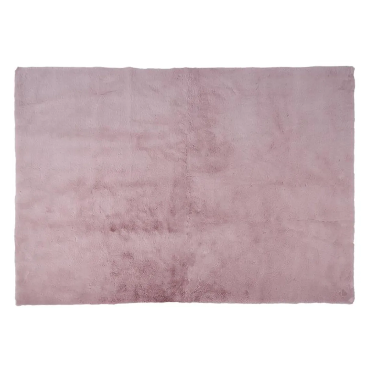 Tapis De Salon 120x170 Cm Polar Imitation Fourrure Rose