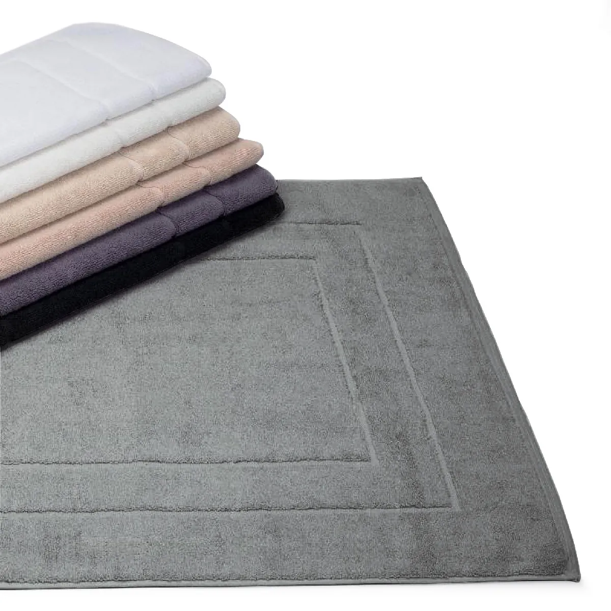 Tapis De Bain 60x60 Cm Flair Anthracite 1500g/m2