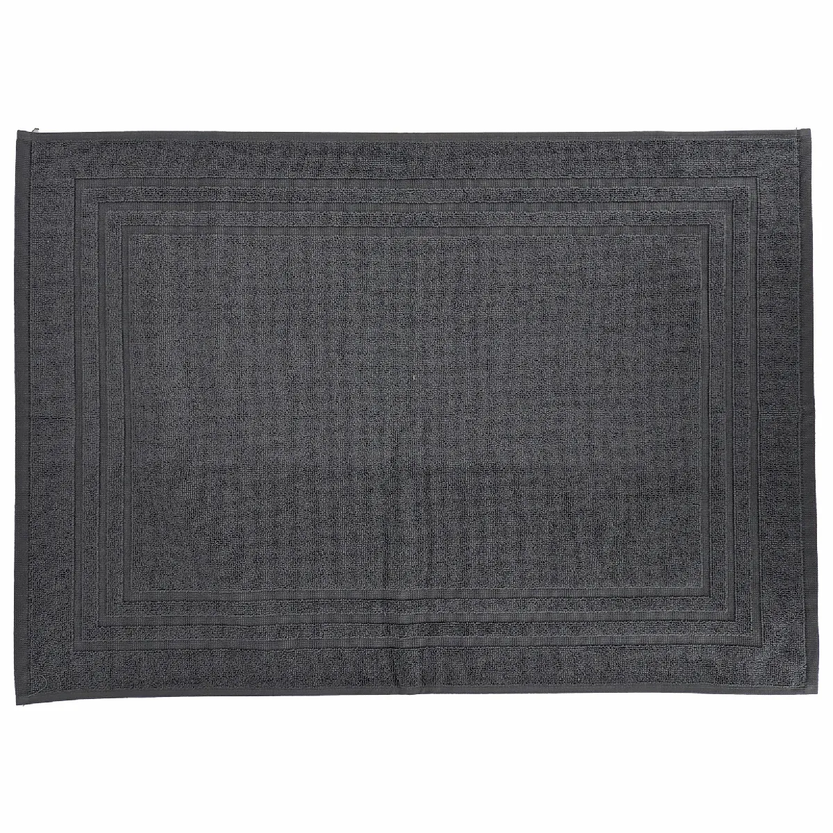Tapis De Bain 50x70 Cm Efficience Pure Noir Iron