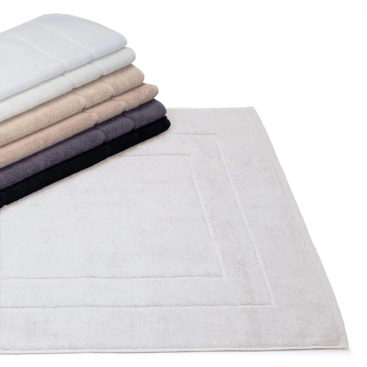 Tapis De Bain 60x60 Cm Flair Gris Calcium 1500g/m2