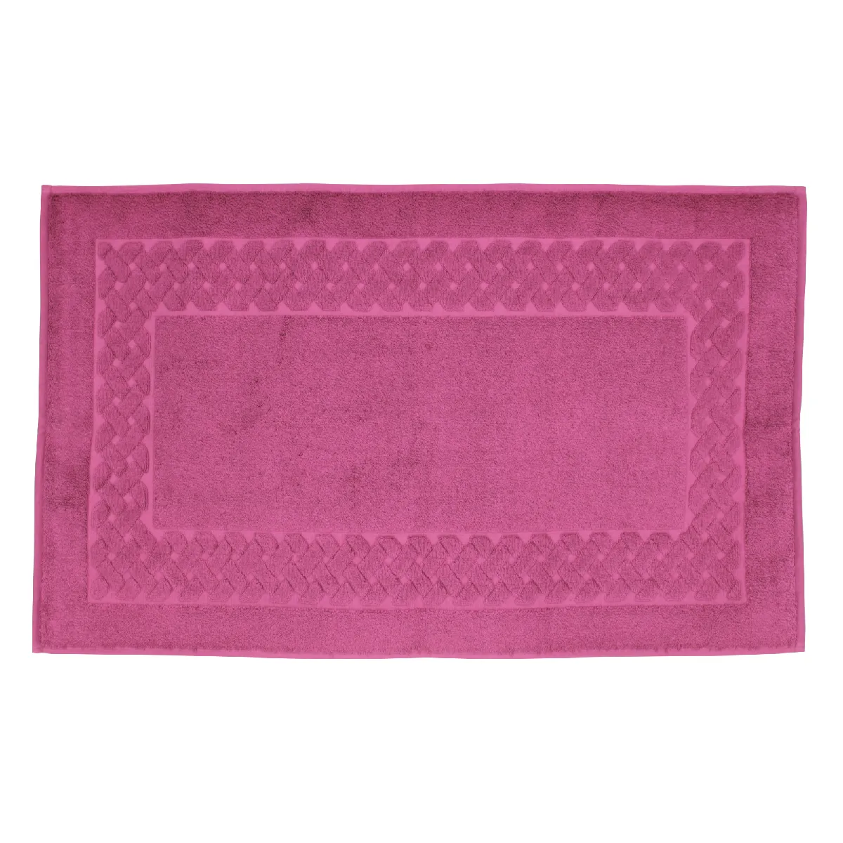 Tapis De Bain 50x80 Cm Royal Cresent Rose Vin 850g/m2