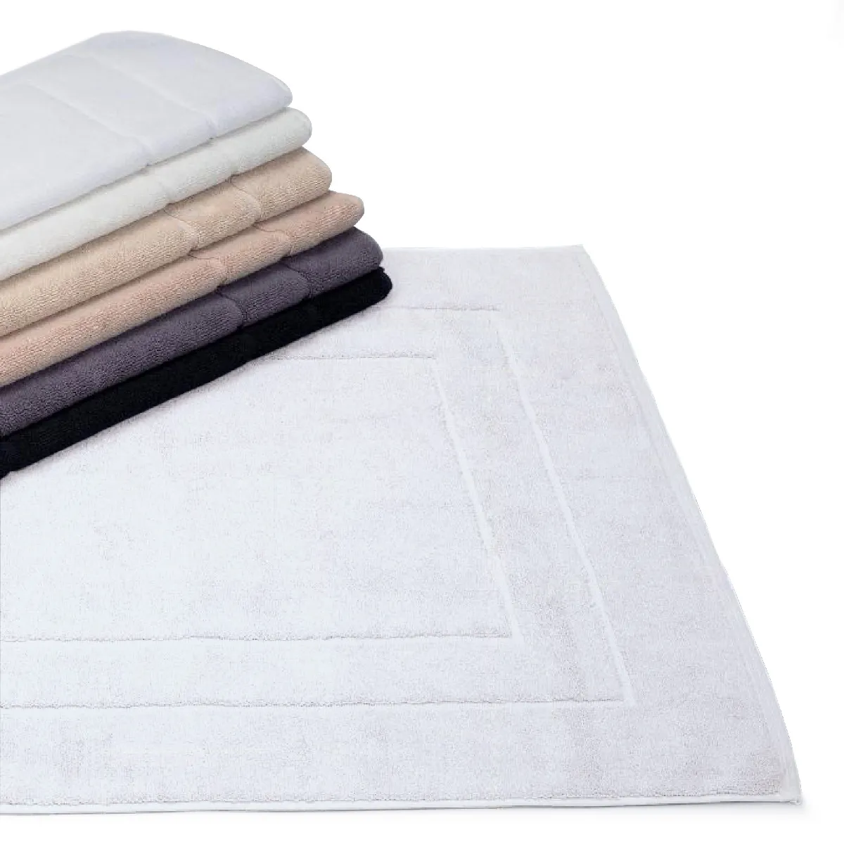 Tapis De Bain 60x60 Cm Flair Blanc 1500g/m2