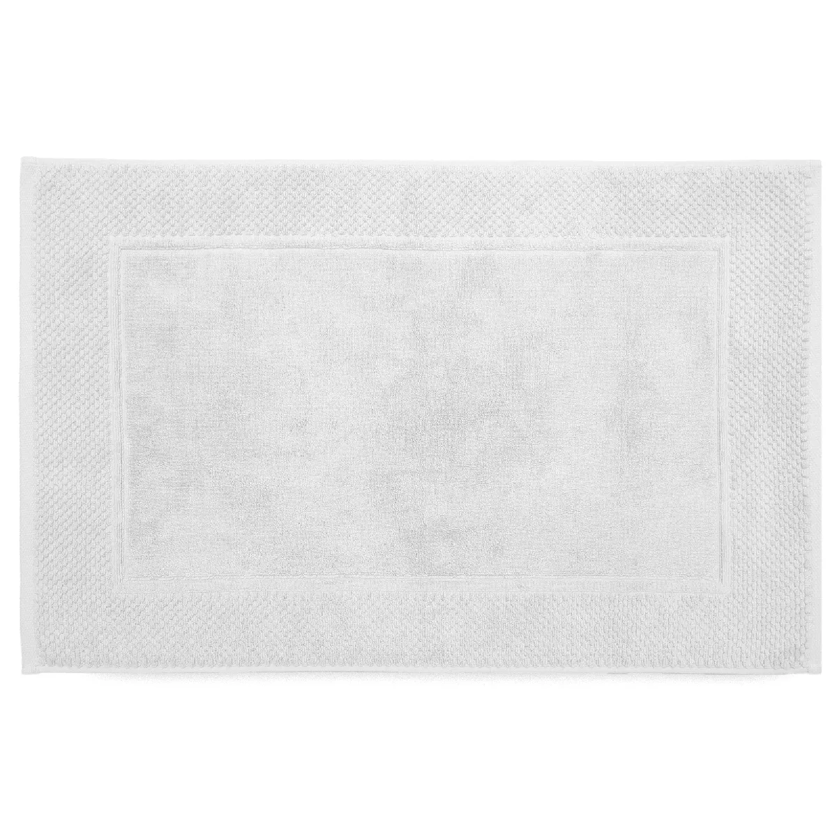 Tapis De Bain Coton 1000 G/m² 50x80 Cm Tethys Blanc Neige