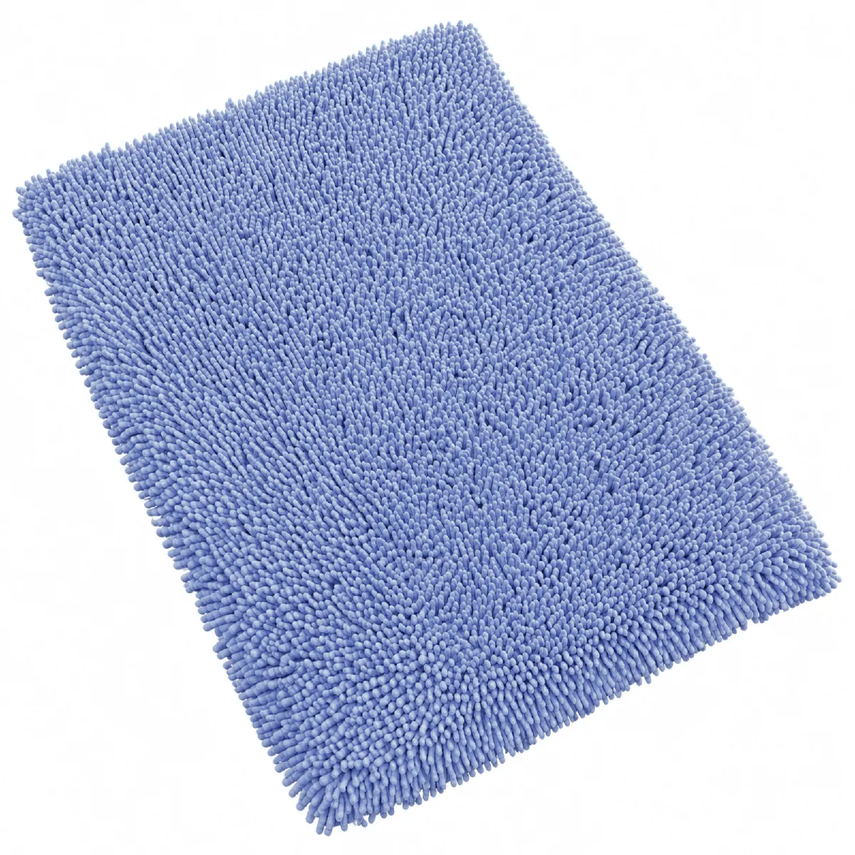 Tapis De Bain 50x80 Cm Chenille Bleu Mer 1800g/m2