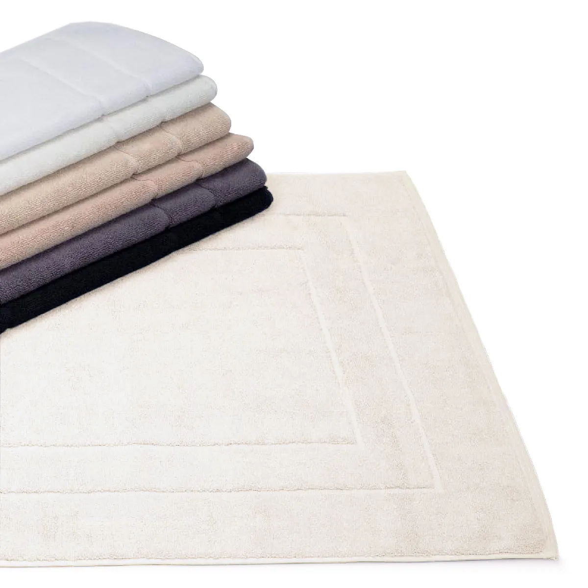 Tapis De Bain 60x60 Cm Flair Ecru 1500g/m2