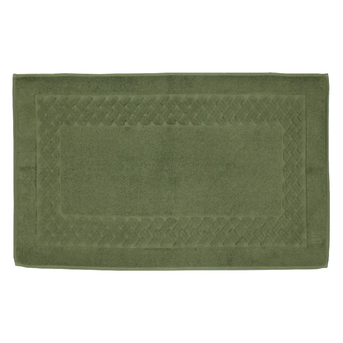 Tapis De Bain 50x80 Cm Royal Cresent Vert Bouteille 850g/m2