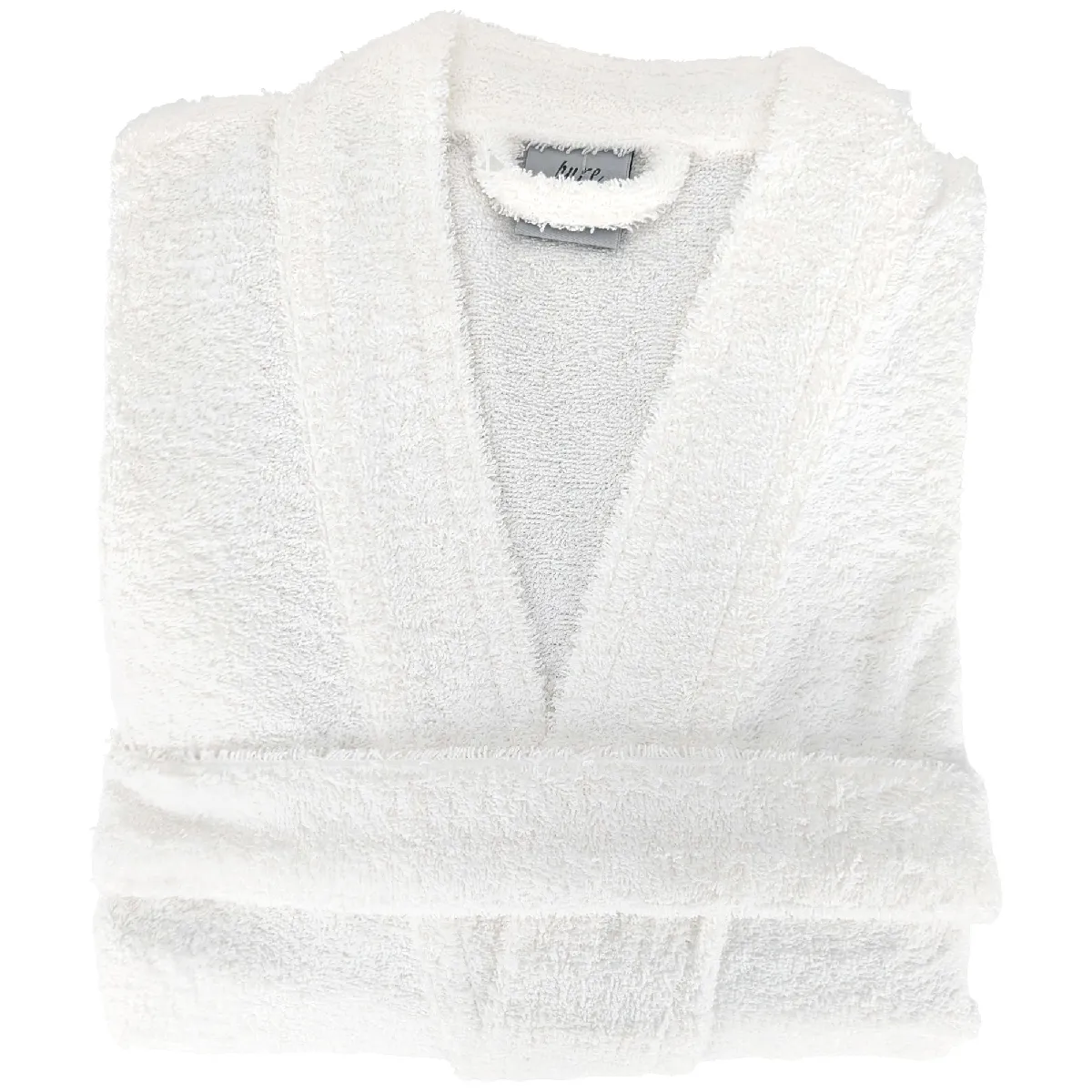 Peignoir Kimono Adulte Pure Coton Xxl Blanc