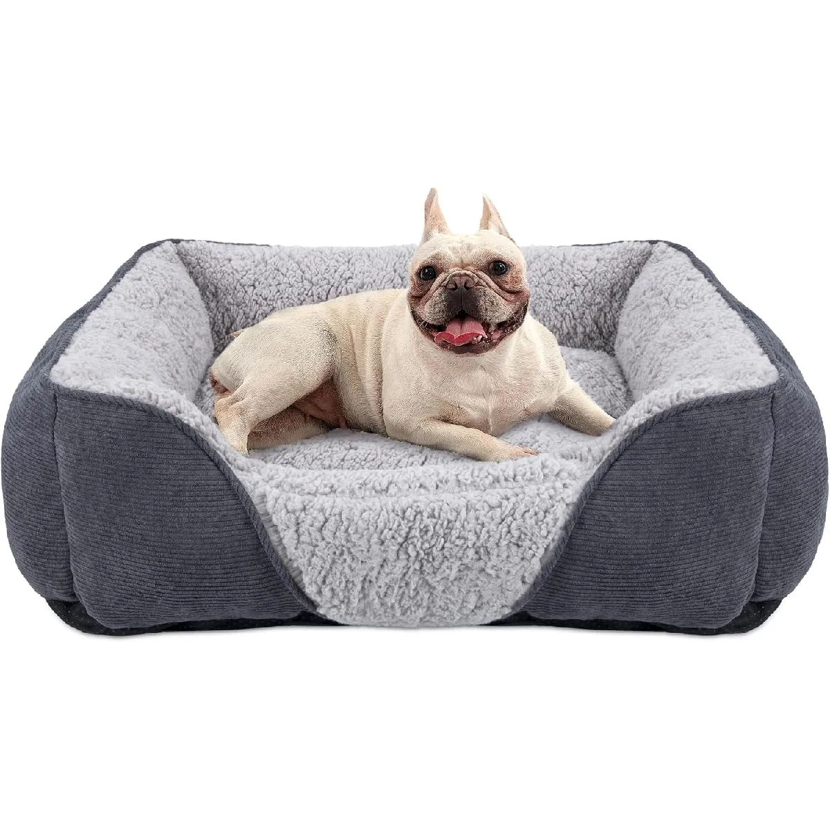 Panier Pour Chien De Petite Taille - Lavable Et Moelleux - Antidérapant 51 X 48 X 15 Cm