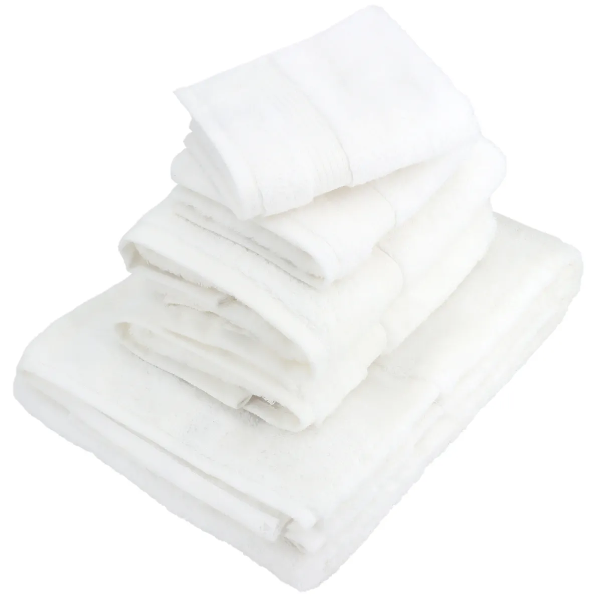 Parure De Bain Luxor 5 Pièces Blanc