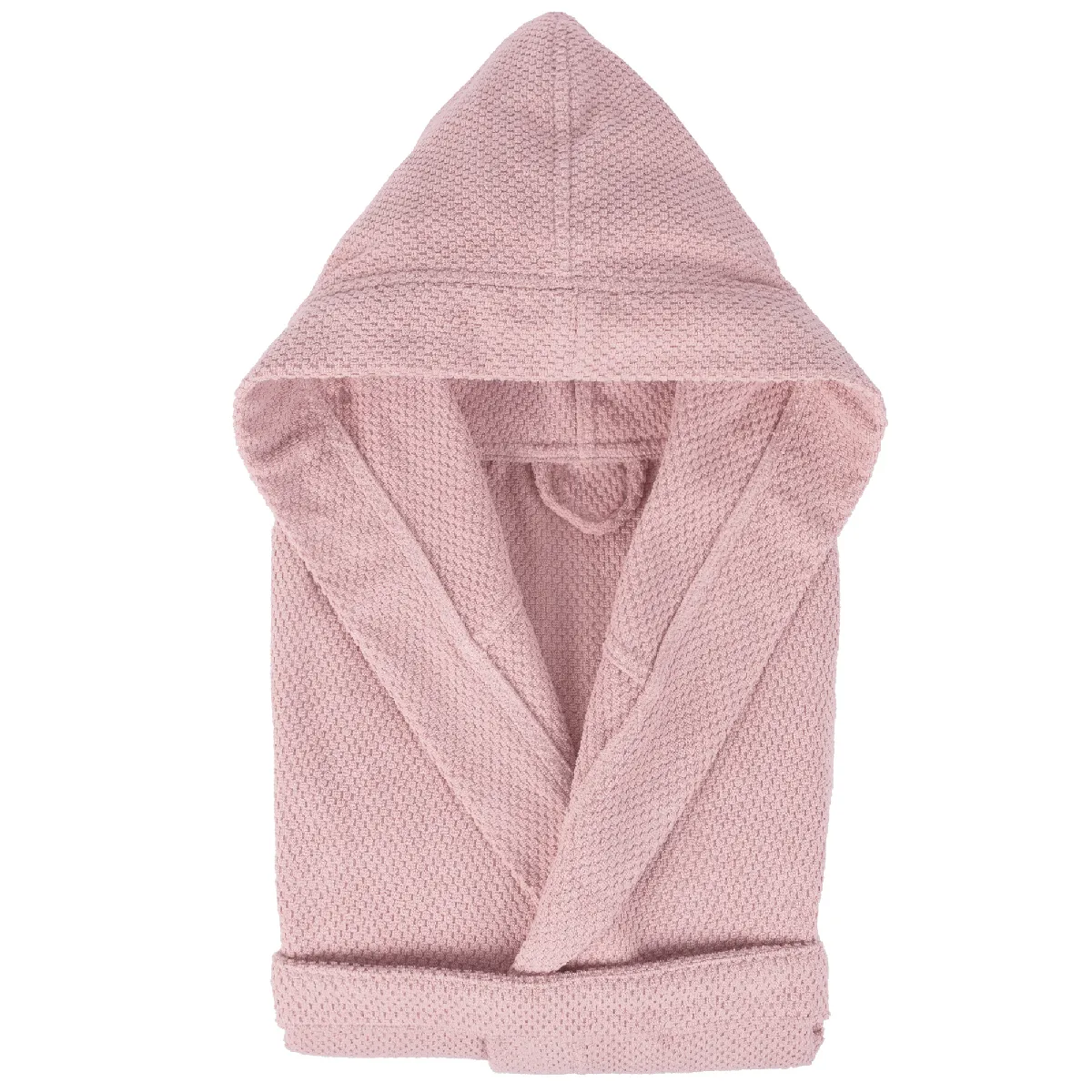 Peignoir À Capuche Adulte Dune Coton M Rose Bonbon