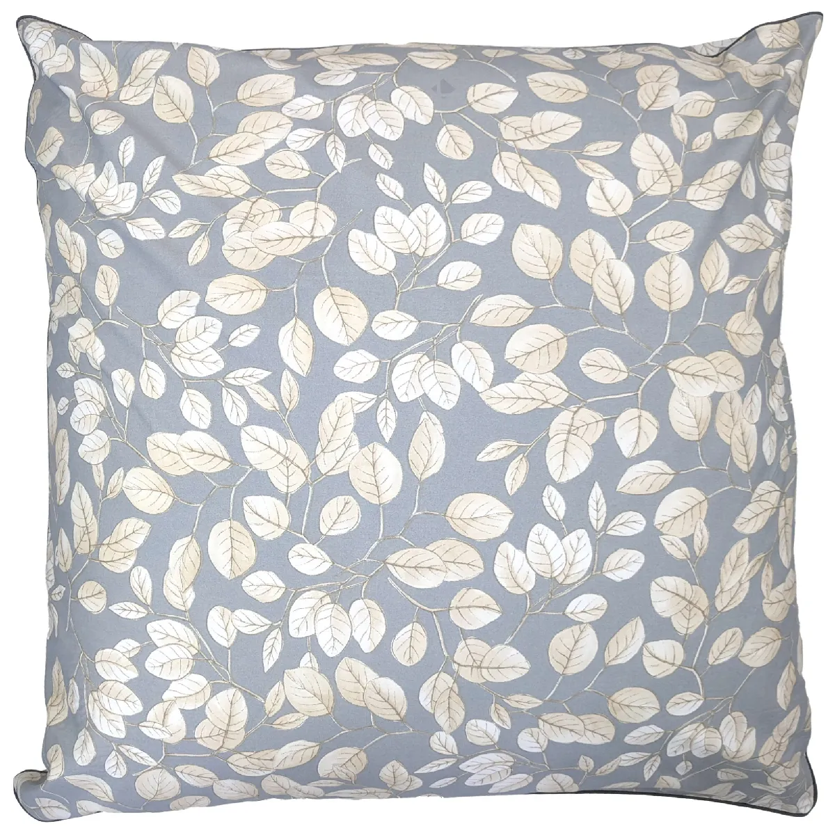 Taie D'oreiller 65x65 Cm En 100% Percale De Coton Lison Gris