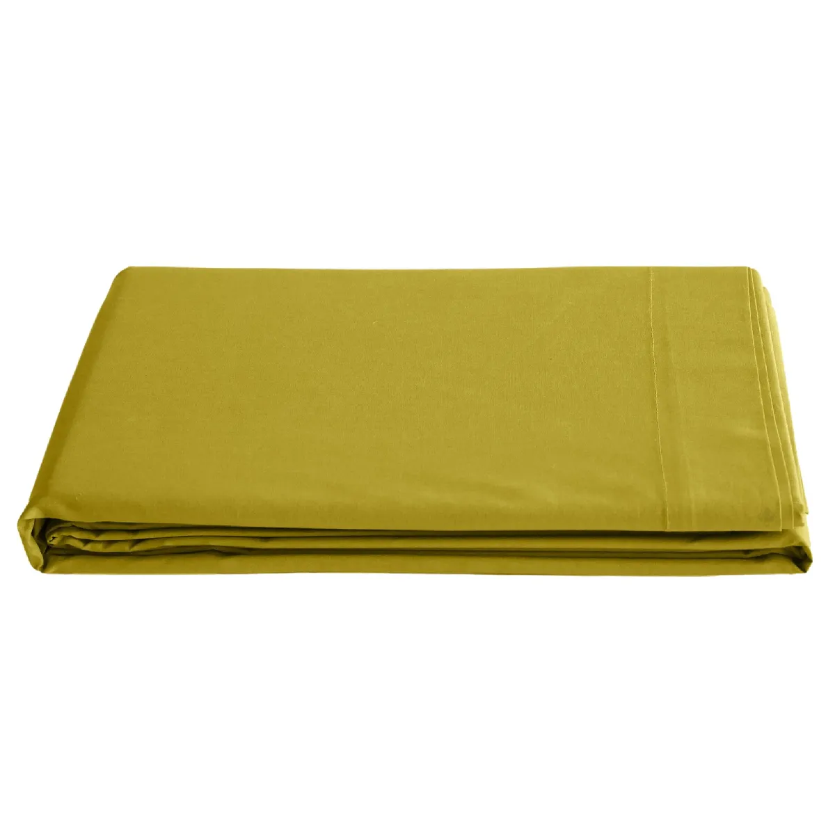 Drap Plat 240x300 Cm Percale De Coton Manoir Vert Jasmin