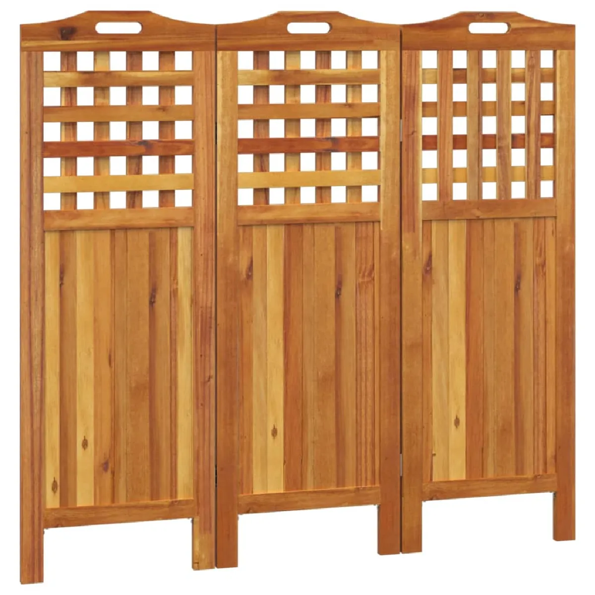 Paravent Séparateur De Pièce Cloison 3 Panneaux Hauteur 115 Cm 121,5 X 2 X Dec030717