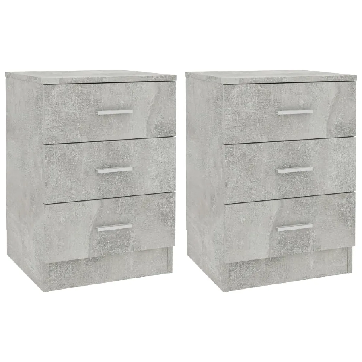 Lot De 2 Tables De Chevet Avec 3 Tiroirs 38 X 35 X 56 Dec035343