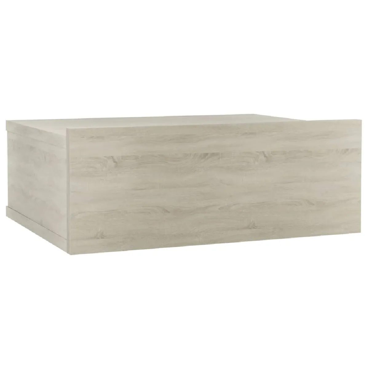 Table De Chevet Murale Avec Tiroir 40 X 30 X 15 Cm En Bois Dec033924
