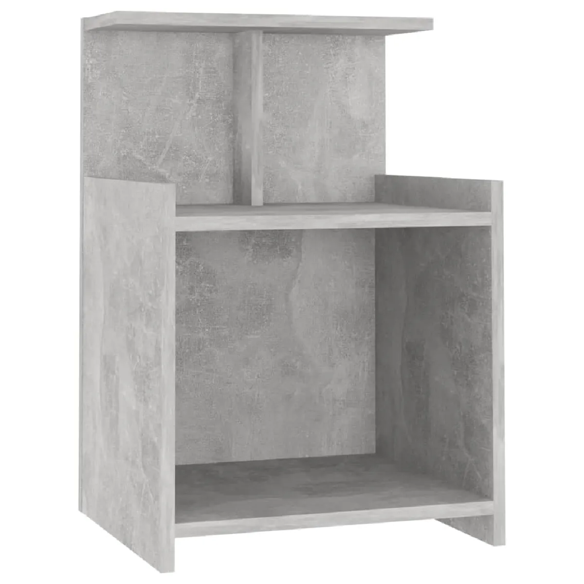 Table De Chevet Petit Meuble D'appoint Avec Étagères Ouvertes 40 X 35 X 60 Dec034007