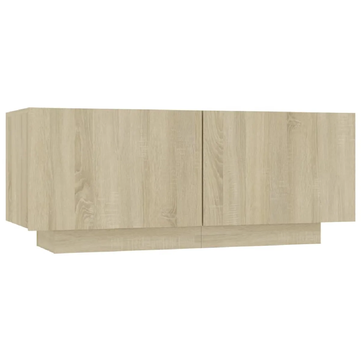 Table De Chevet Avec Compartiments De Rangement Avec Portes 100 X 35 X 40 Dec033797