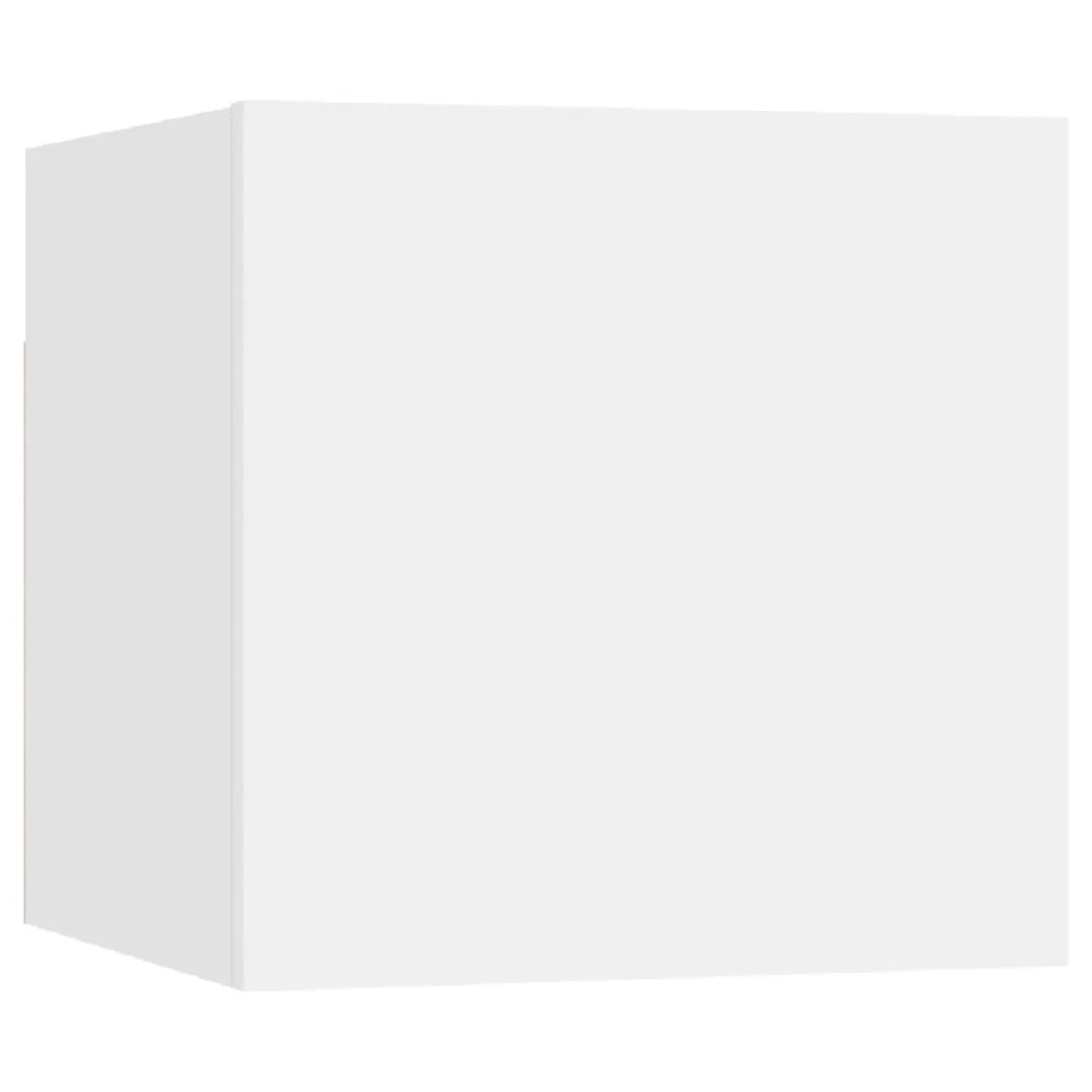 Table De Chevet Murale Avec Grand Compartiment 30,5 X 30 X 30 Cm Bois Dec033289