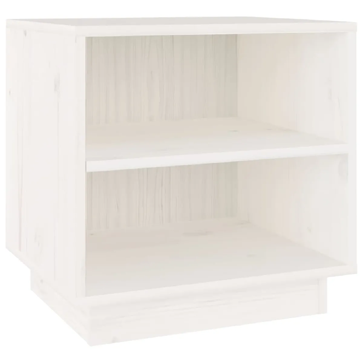 Table De Chevet Avec Compartiment Étagères 40 X 34 X 40 Cm Bois De Dec033347