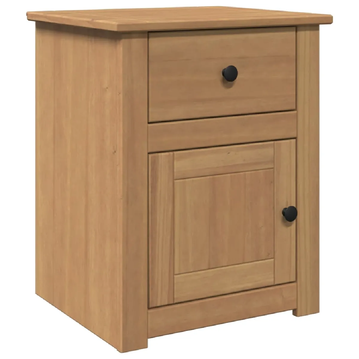 Table De Chevet Avec Tiroir Et Compartiment 46 X 40 X 57 Cm Bois Dec034543
