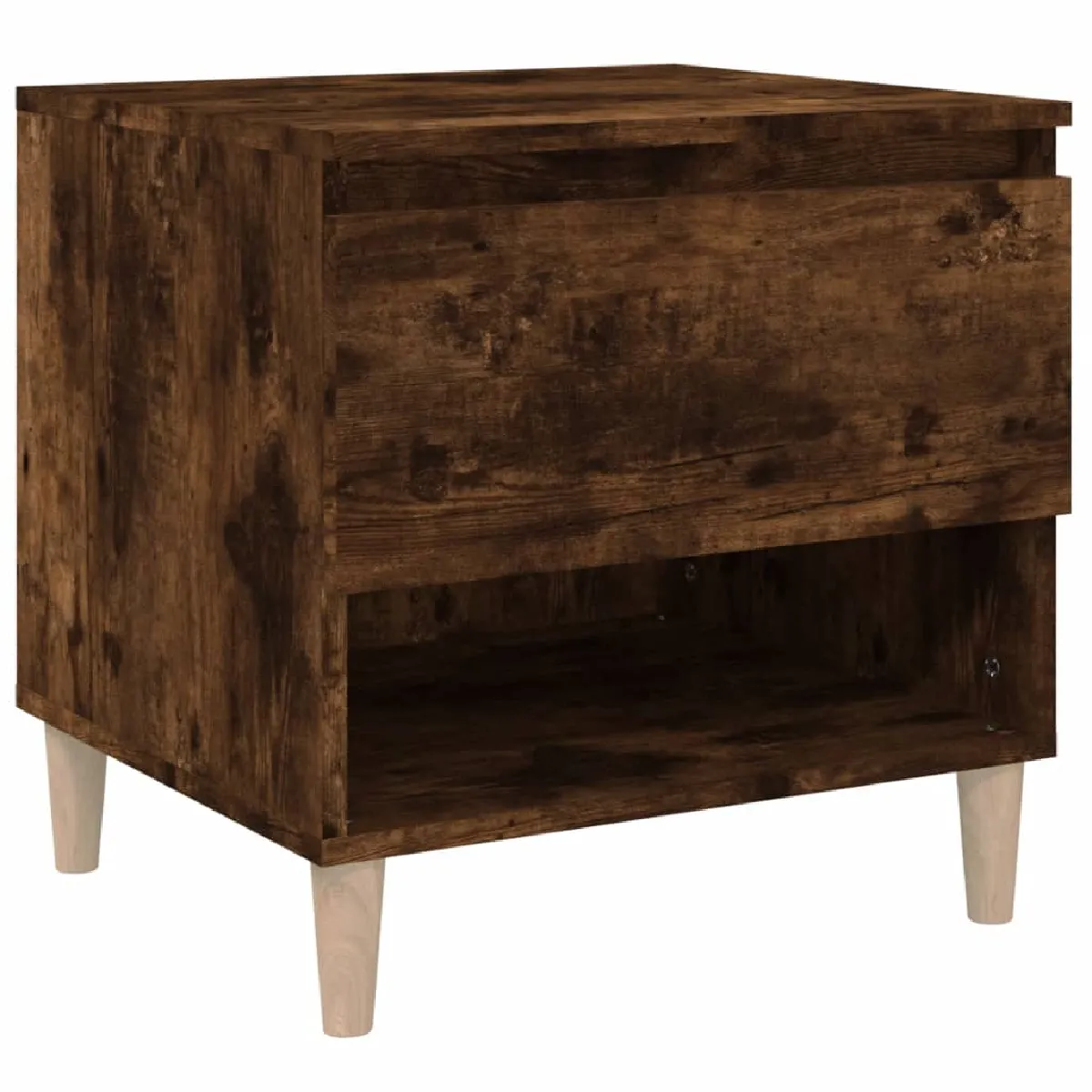 Table De Chevet Avec Tiroir Et Espace De Rangement 50 X 46 X 50 Dec033667