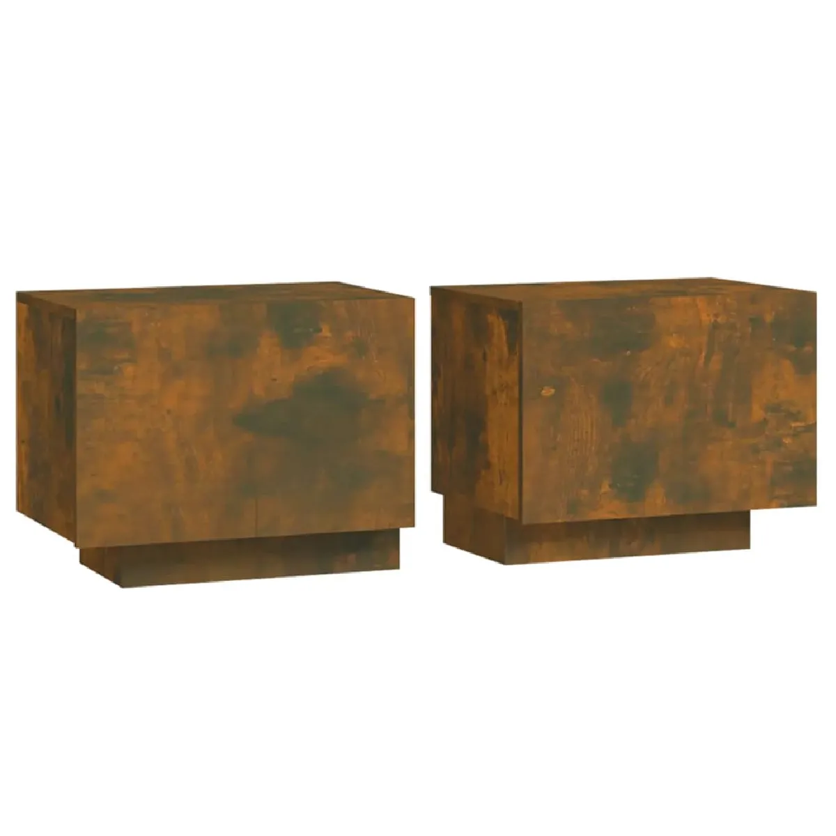 Table De Chevet Avec Espace De Rangement 100 X 35 X 40 Cm Bois Dec033535