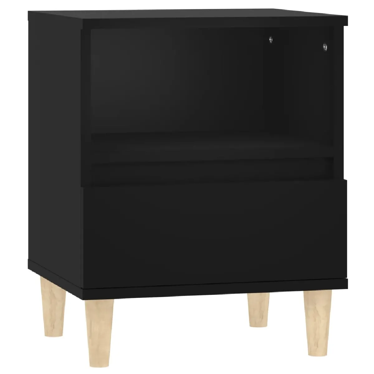 Table De Chevet Avec Tiroir Et Compartiment Ouvert 40 X 35 X 50 Cm Dec034432