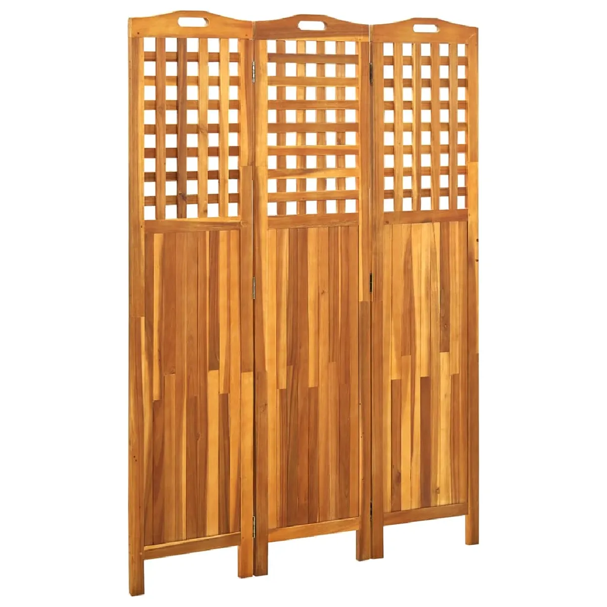 Paravent Séparateur De Pièce Cloison 3 Panneaux 121 X 2 X 170 Cm Bois Dec030720