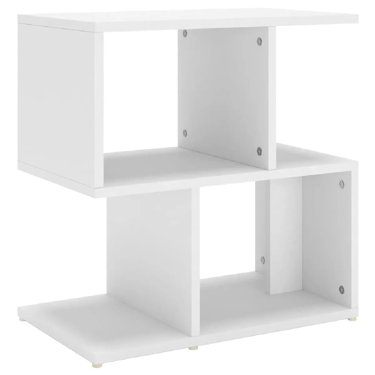 Table De Chevet Petit Meuble D'appoint 50 X 30 X 51,5 Cm Bois D'ingénierie Dec033413
