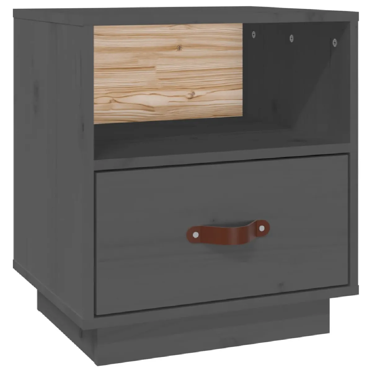Table De Chevet Avec Tiroir Et Compartiment Ouvert 40 X 34 X 45 Cm Dec033947