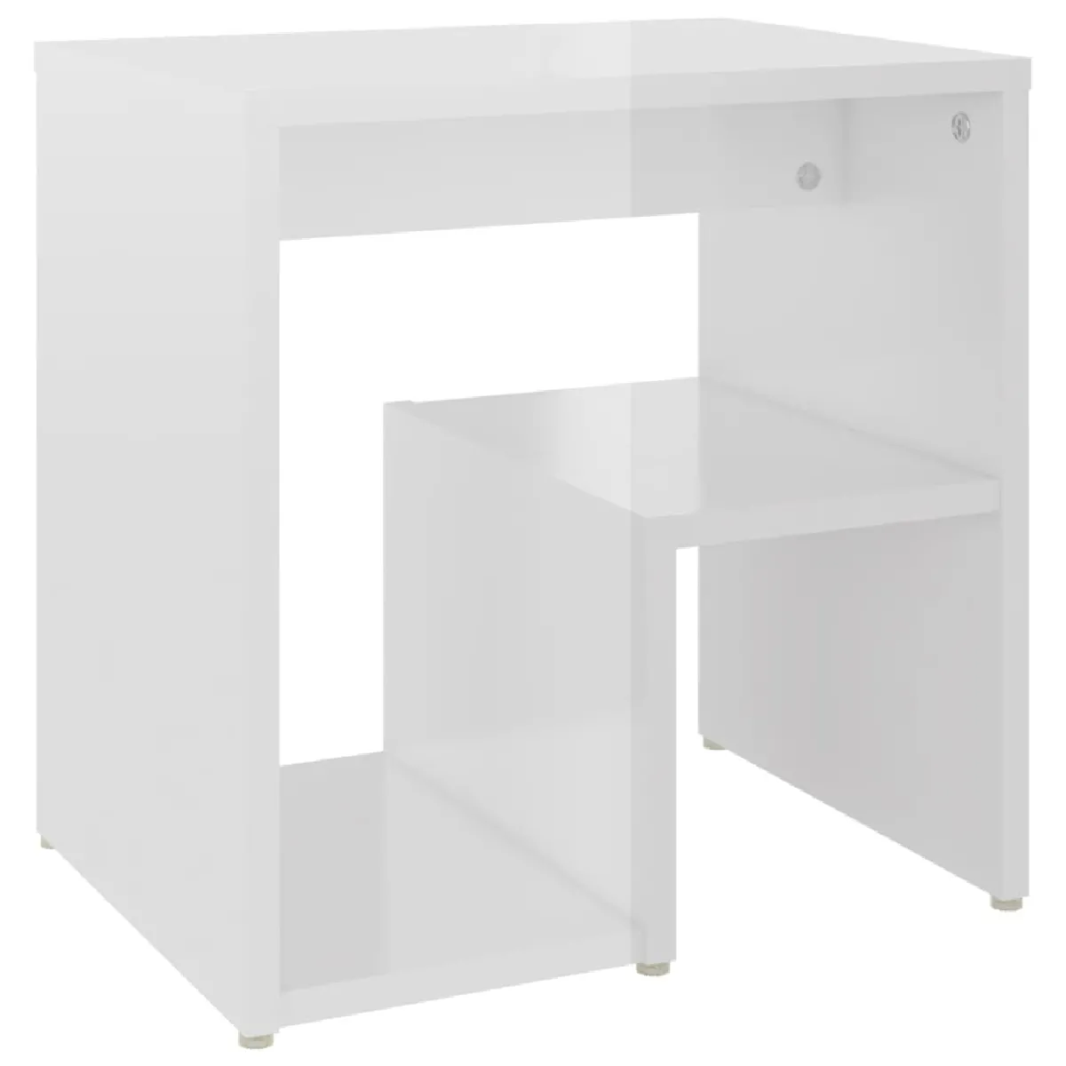 Table De Chevet Petit Meuble D'appoint 40 X 30 X 40 Cm Bois D'ingénierie Dec033448